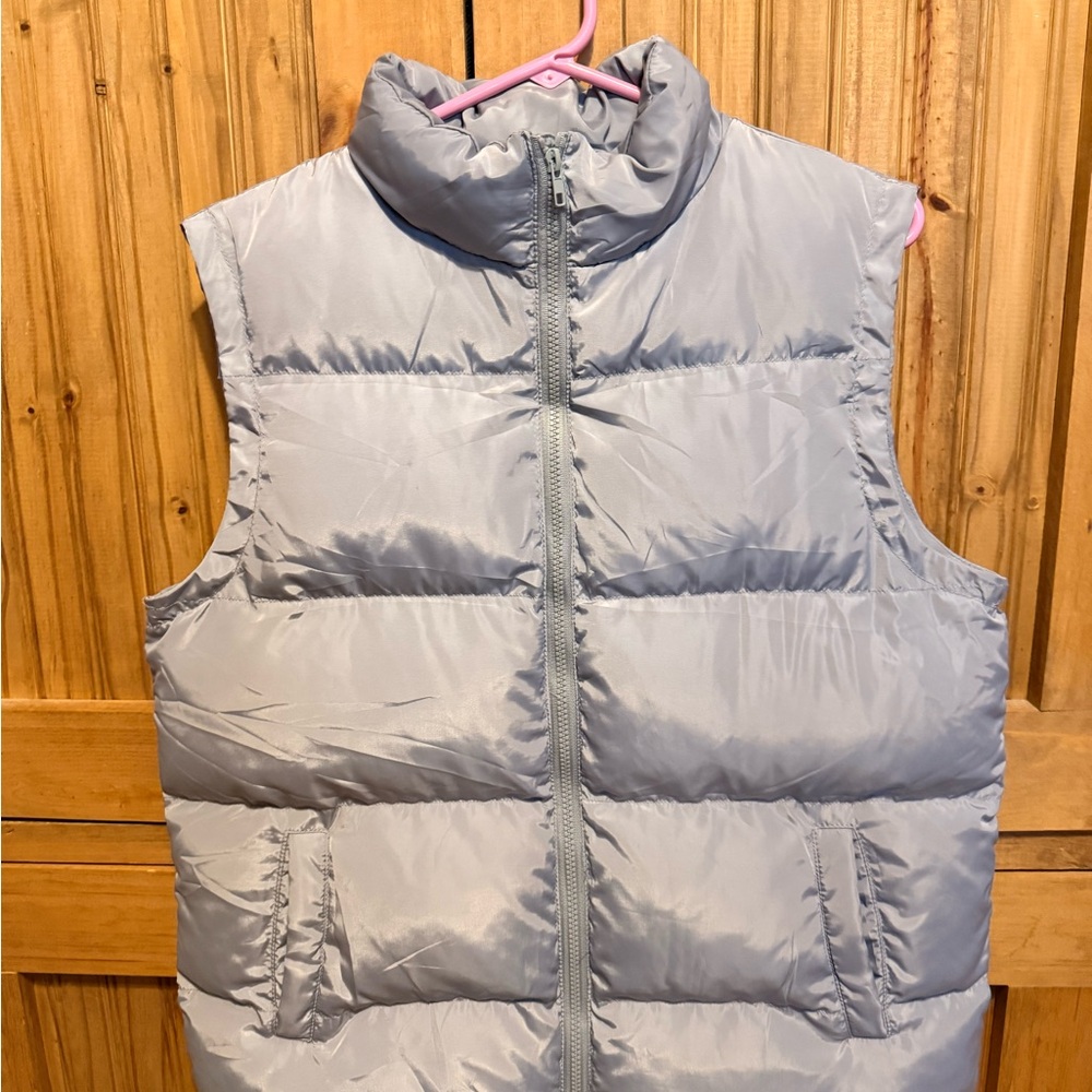 Gray Puffer Vest